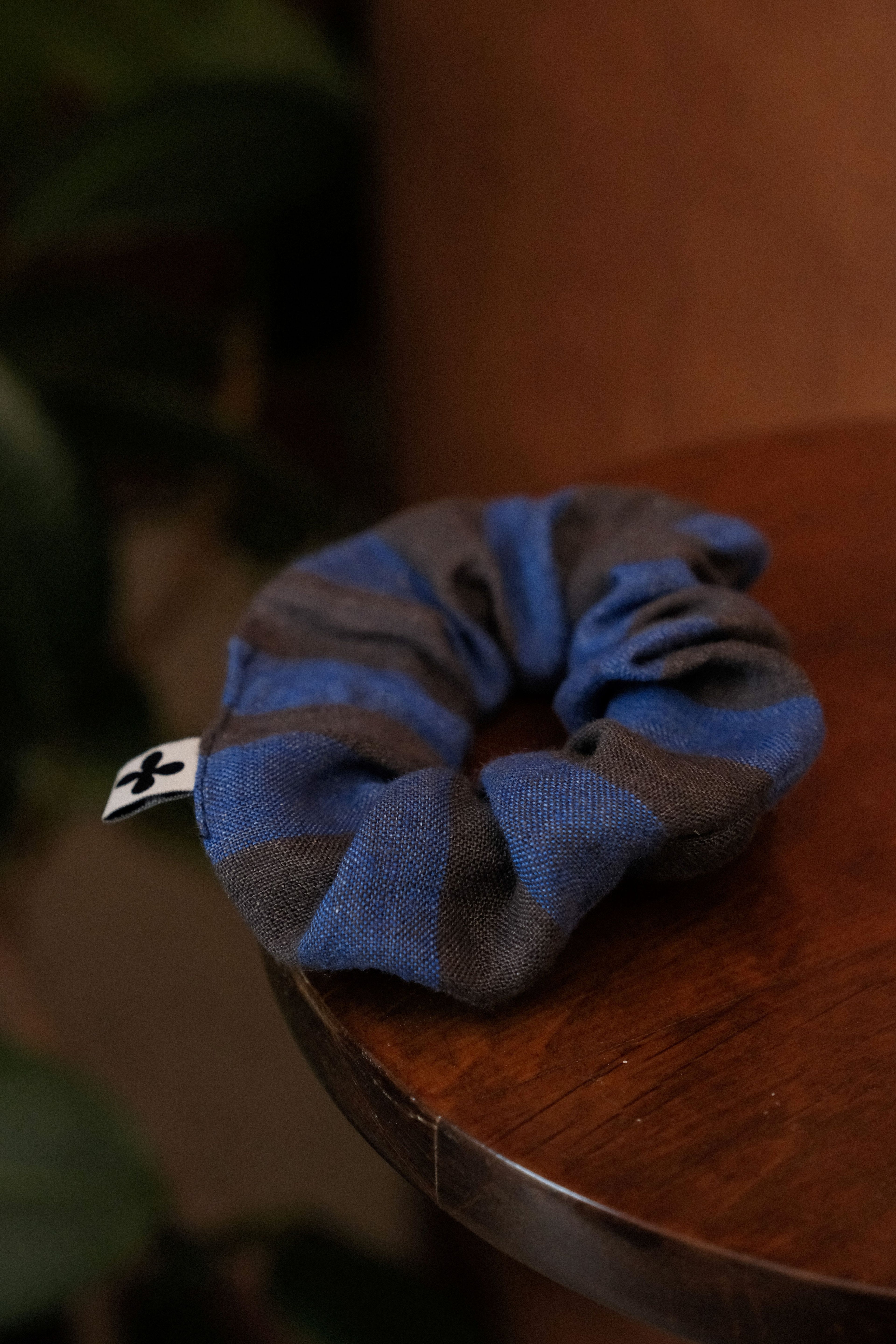 chouchou-lin-rayure-cobalt-france-poze