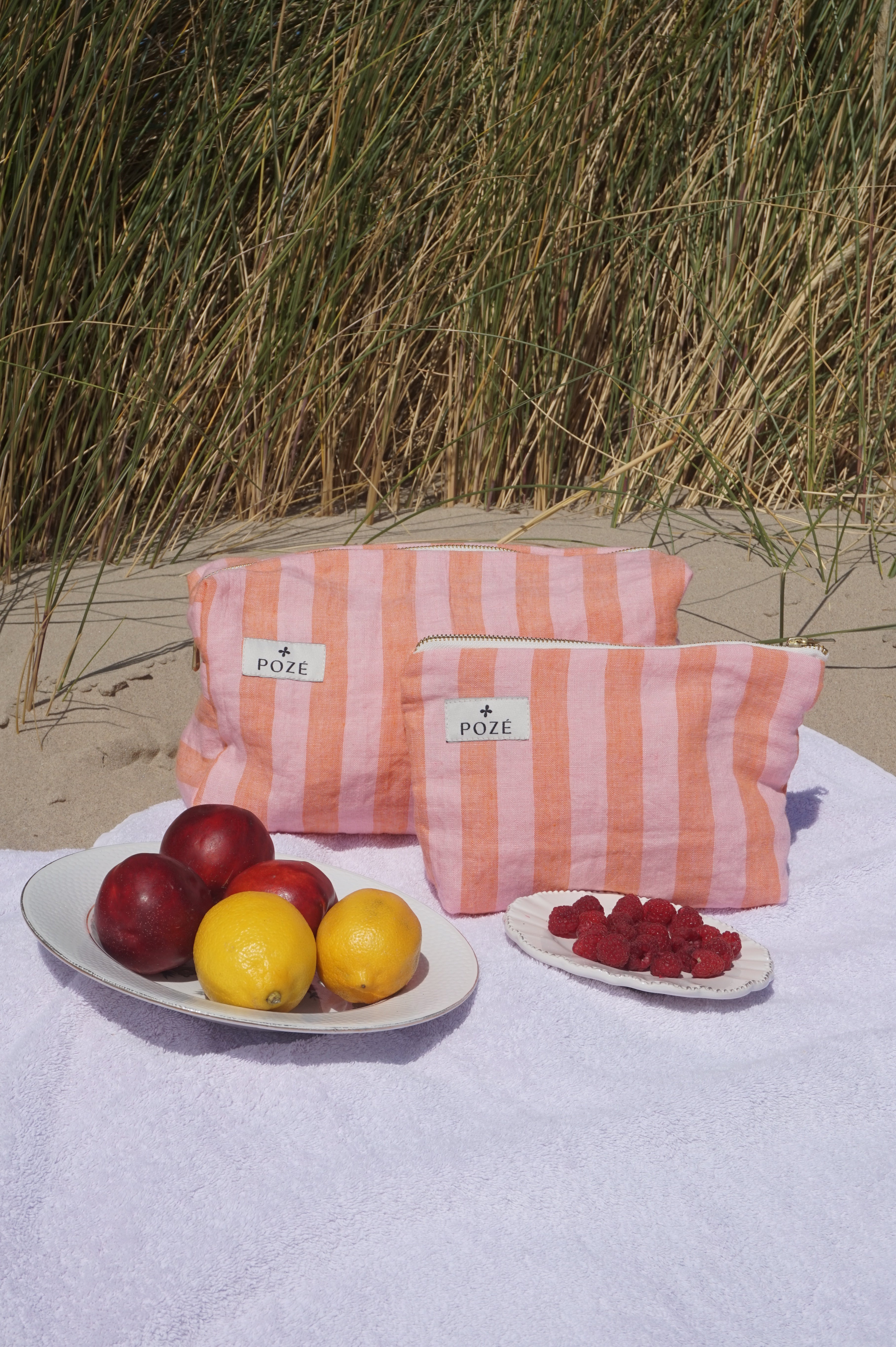 Trousses Pochettes Sable Fruit 