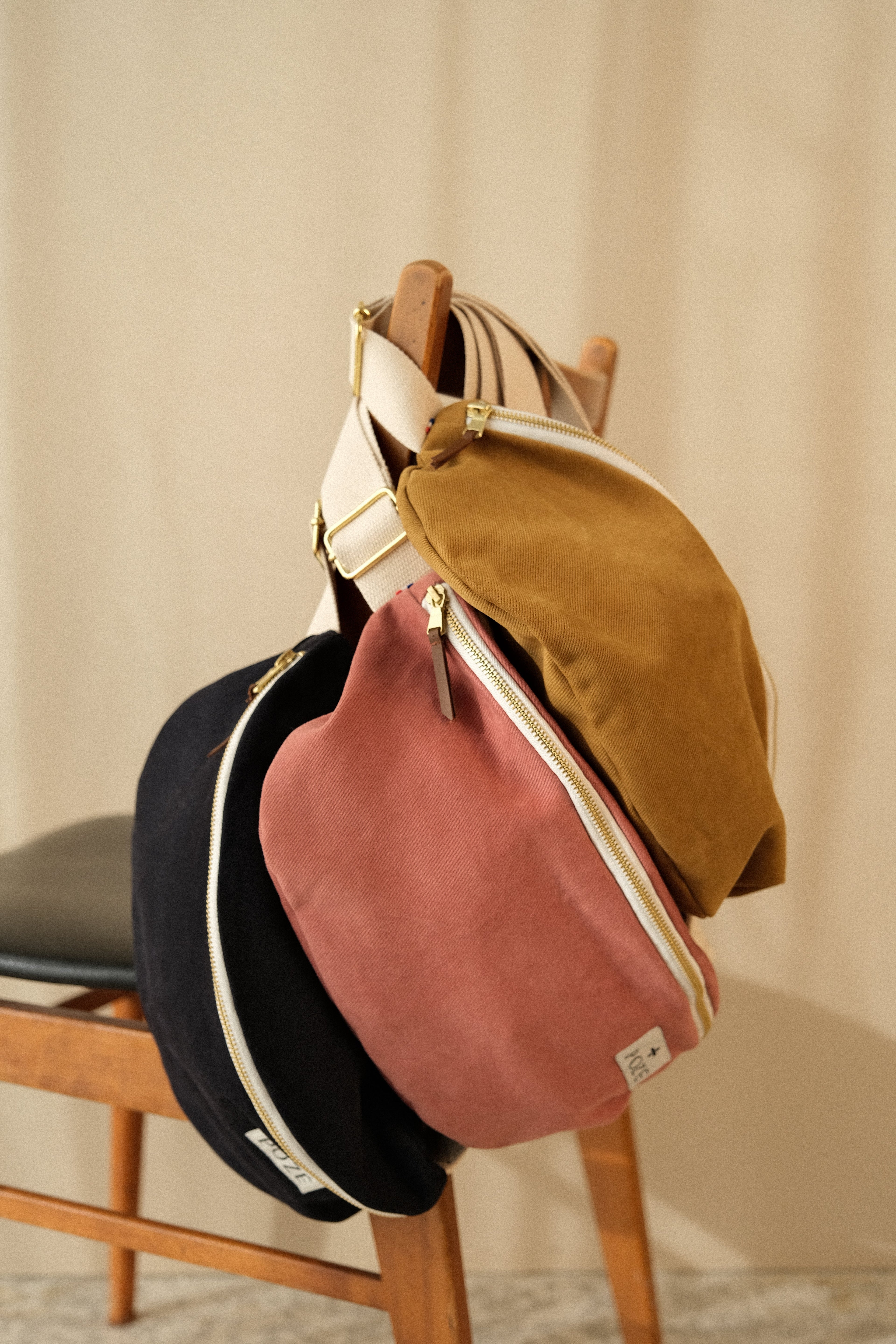 accessoires sacs bananes 3 coloris