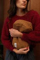 trousse carreau ocre femme